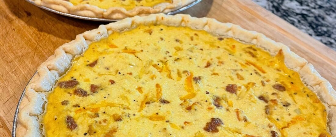 Bacon, Egg & Cheese Quiche