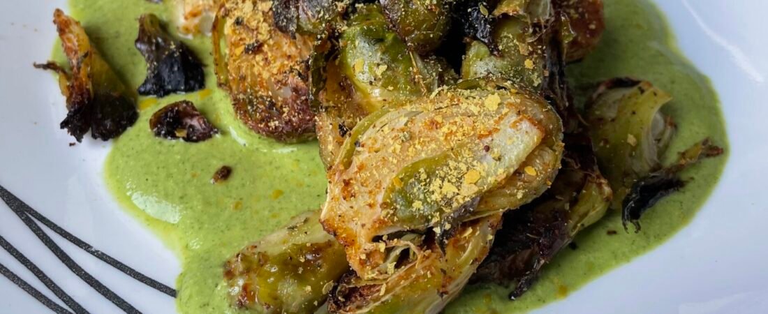 Air Fried Brussels Sprouts