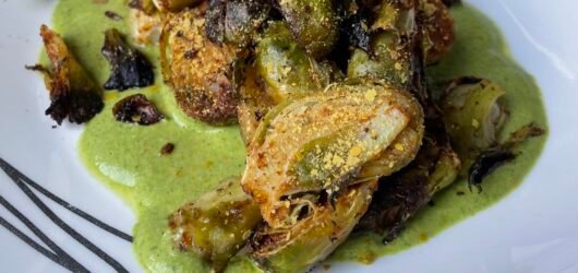 Air Fried Brussels Sprouts