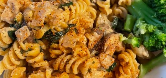 Chik’n Florentine Pasta